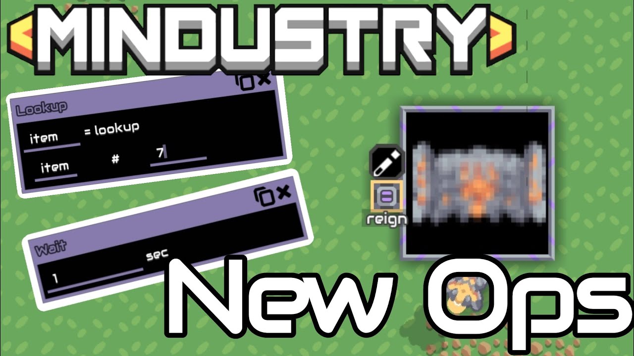 Mindustry V7 - NEW LOGIC OP's and CODE - LOGIC BUFF