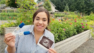 Finding Out I am Pregnant with Our Rainbow Baby, Surprising My Husband, and First Trimester Update