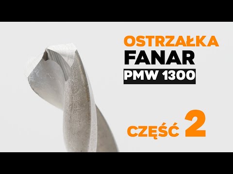 Ostrzałka do wierteł FANAR PMW 1300 - ostrzenie (część 2) - zdjęcie