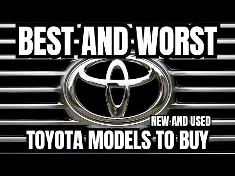 Best and Worst Toyota Models To Buy Used and New