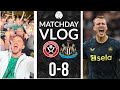 Bruno “I’m STAYING” Celebration In BEST Away Day EVER! Sheffield United 0-8 Newcastle Vlog