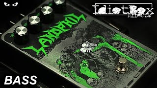 IdiotBox Effects LANDPHIL Bass Distortion - BASS Demo