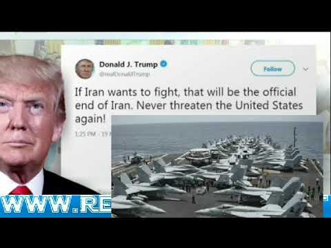 TRUMP GIVE IRAN DIRECT WARNING AND THREATEN  FOR  DISTROY