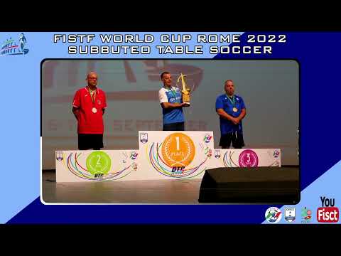 FISTF WORLD CUP ROME 2022   DAY 3   Presentations of Individual Medals