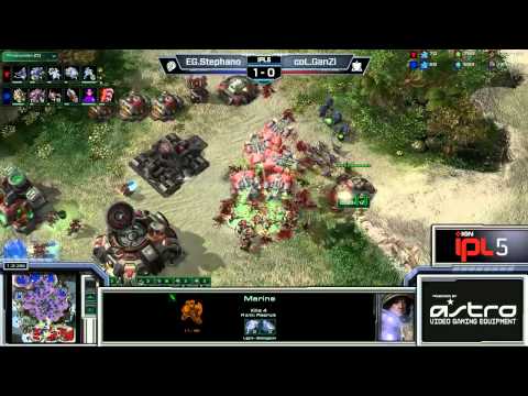SC2 Stephano v GanZi ZvT Game 2 IPL 5 Losers Round 2 Starcraft 2 Tournaments