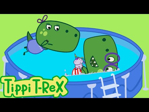 In the Swimming Pool like a Megalodon | Tippi T-Rex Full Episodes