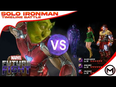 How to Beat 1ST Rank in Vibranium Timeline Battle Using Ironman - Marvel Future Fight (Epic Battle)