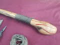 FIRE Walking Stick Ash And Epoxy