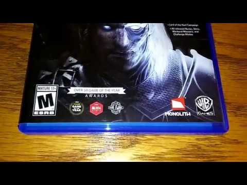 Middle Earth Shadow of Mordor - Game of the Year edition PS4 - Unboxing and review