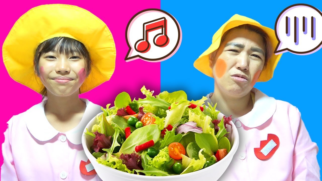 【寸劇】野菜は好き？きらい？一緒に食べると頑張れるよ！野菜を食べたらリカちゃんで遊ぼう♪