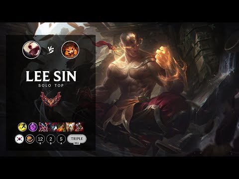 Lee Sin Top vs Gnar - KR Grandmaster Patch 12.13