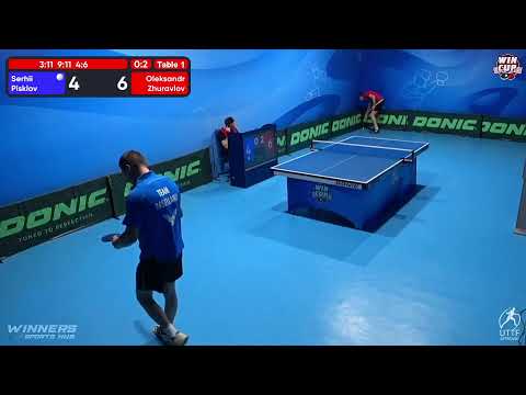 03:00 Serhii Pisklov 0-3 Oleksandr Zhuravlov West 7 WIN CUP 11.12.2022 | TABLE TENNIS WINCUP