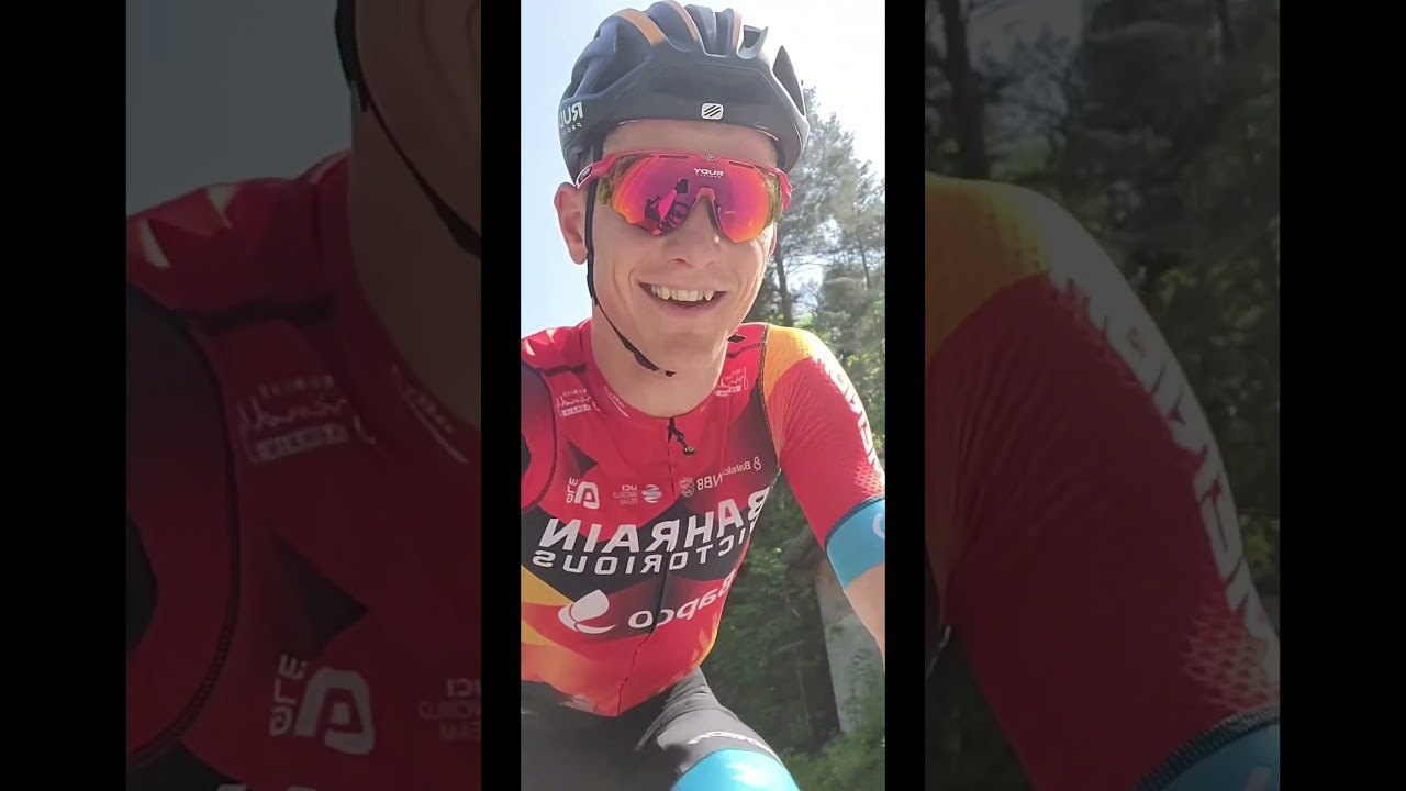 My saturday training trip to Giro and our special @TeamBahrainVictorious event. #cycling #moments