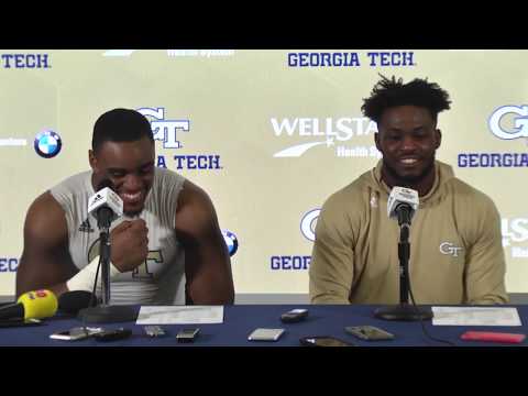 Georgia Tech student-athletes postgame press conference (BG - 9-29-18)