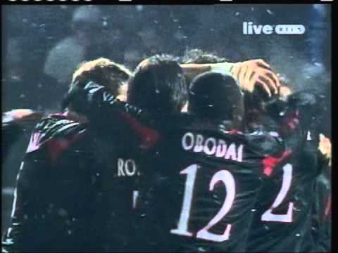 2005 February 24 Auxerre France 3 Ajax Amsterdam Holland 1 UEFA Cup