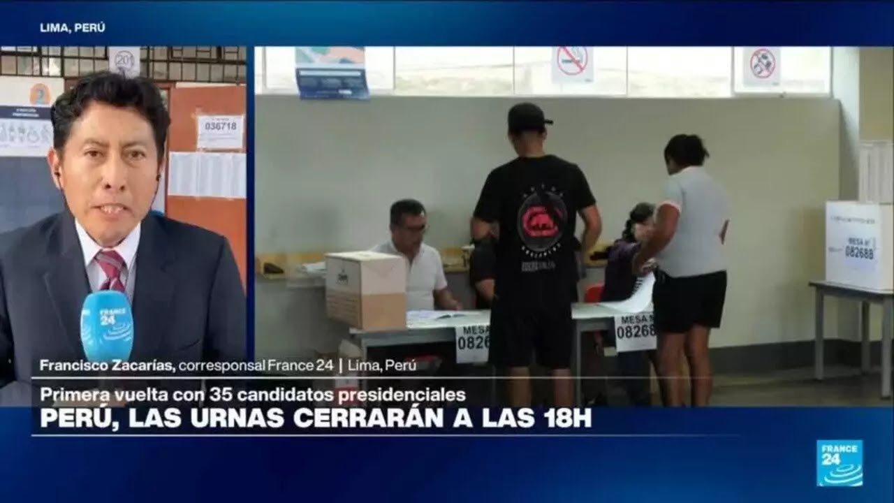 Informe desde Lima: autoridades extienden hora de cierre de urnas • FRANCE 24 Español