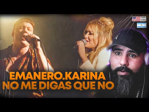 Emanero, Karina - No me digas que no || VARE REACCIÓN 🇺🇸