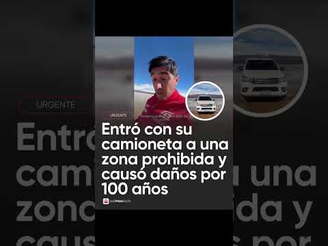 🔴🌵 ¡Indignación! Entró con su camioneta y dejó huellas que durarán 100 años | #QUEPASASALTA