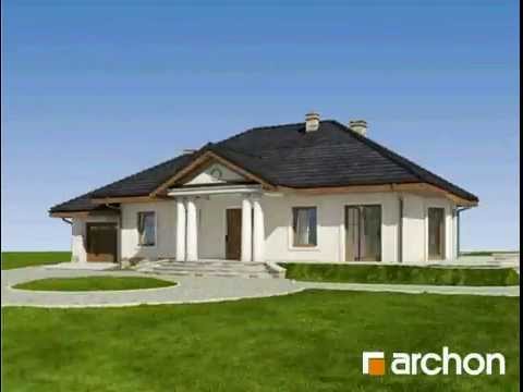 Dom w gaurach 2. Projekty domów ARCHON+  www.archon.pl