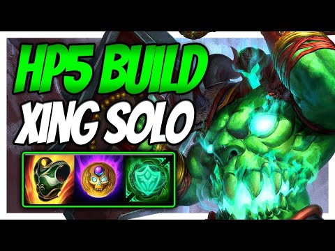COOKING MOST BUSTED XING TIAN SMITE HP5 BUILD!! - Smite Xing Tian solo