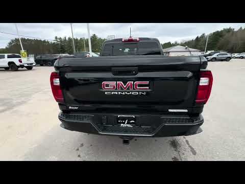 2026 GMC Canyon Crew Cab Short Box 4-Wheel Drive Elevation in Black for sale at Boyer Chevrolet Buick GMC Bancroft in Bancroft, ON