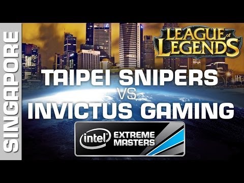 Invictus Gaming vs. Taipei Snipers - Game 1 - Semifinal PT - IEM Singapore - League of Legends