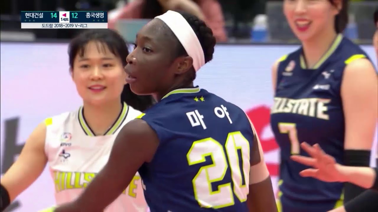 [V리그] 현대건설 : 흥국생명 경기 다시보기 (03.09)