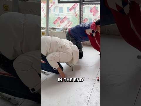 His Phone Ended Up Inside The Floor 😂