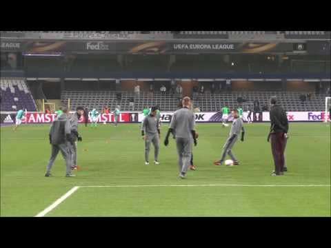 Andonline UEL RSC Anderlecht - AS St-Etienne Warming-up