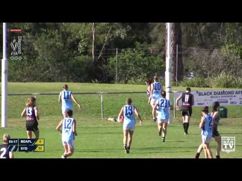 2017 Women's Rep Black Diamond AFL v AFL Sydney Highlights