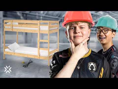 VALORANT Teammates Face Off to Build the Best Bunk Bed | Duo Duels