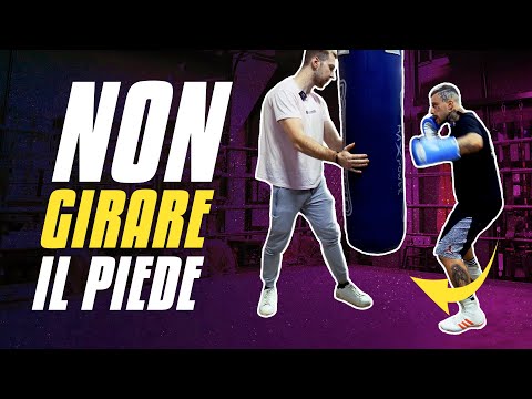 NON devi Ruotare il Piede sul GANCIO