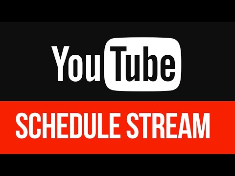 How to Schedule Stream on YouTube