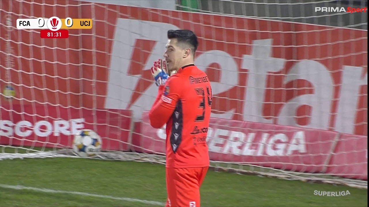 Argeș Pitești vs Universitatea Cluj Highlights