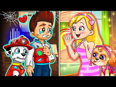 RICH KATIE or POOR RYDER? Very Sad Story | Paw Patrol Ultimate Rescue | The Mighty Pups Paw Patrol