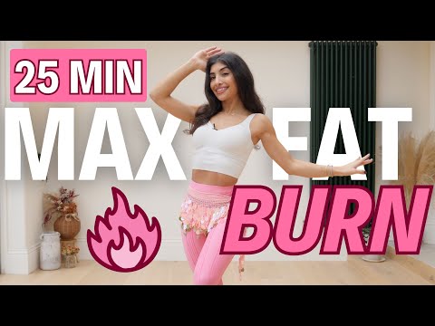 25 MIN MAX FAT BURN Belly Dance Cardio 🔥 Sweat Fast