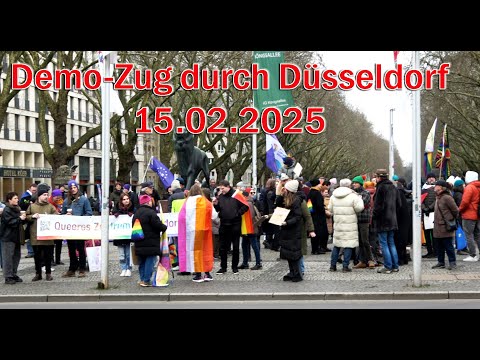 D-TV Düsseldorf DEMO gegen Rechts 15.02.2025 (Teil-1)