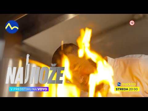 Na nože - Nová šou s kuchárom Martinom Novákom v stredu o 20:30 na TV Markíza a v predstihu na Voyo