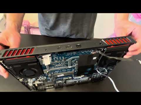 Dell G15 5535 laptop. Best disassembly, fix, repair, test upgrade memory SSD Motherboard LCD Battery