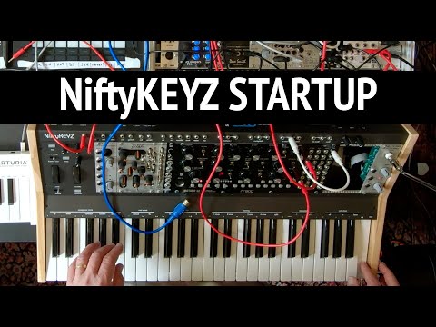 NiftyKEYZ & Moog Mother32 First Time Start U