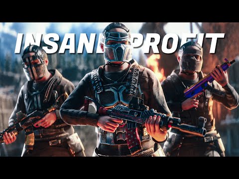 RUSHING RAIDS ON WIPEDAY FOR INSANE PROFIT - Rust