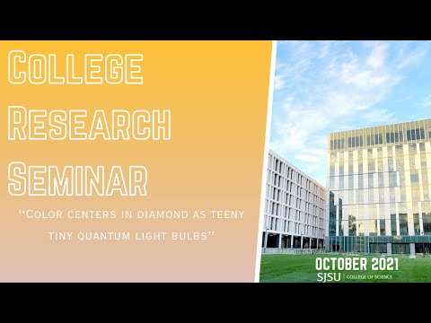 Dr. Christopher Smallwood | Color Centers in Diamond as Teeny Tiny Quantum Light Bulbs