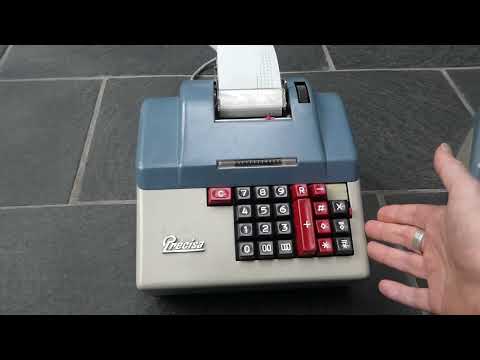 The Precisa 364 adding machine
