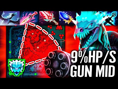 🔥 NEW GUN MID Winter Wyvern Aghanim + Bloodthorn — 9% HP/SEC 52% SLOW IMBA Skill Dota 2 Pro