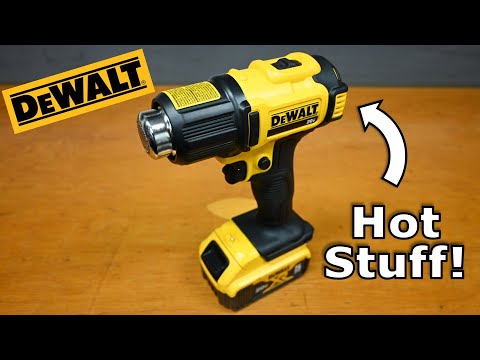 DeWalt DCE530 20v Cordless Heat Gun - First Look and Review