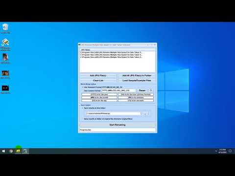 JPG Rename Multiple Files Based On Date Taken Software