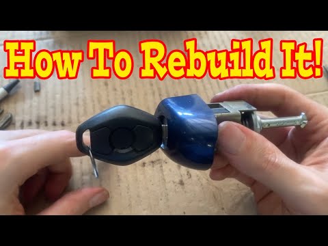 BMW E46 Door Lock Cylinder Repair.