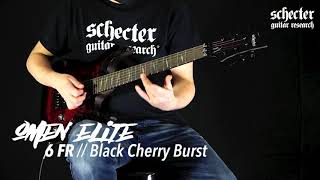 Video thumbnail for Schecter Omen Elite-6 FR // 6 String Floyd Rose Guitar in Black Cherry Burst by SchecterGuitarsUK