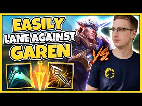 #1 TRYNDAMERE WORLD MIMIC THESE THIS LANING STRATEGY TO EASILY STOMP GAREN - League of Legends