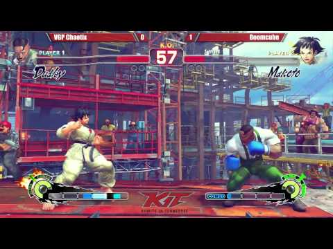 USF4 @ KIT15 Semis: VGP Chaotix (Dudley) vs Boomcube (Makoto) [720p/60fps]